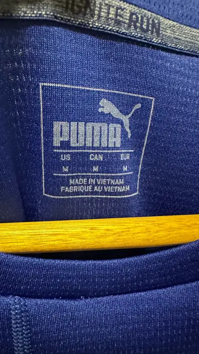Polera deportiva azul Puma Ignite Run - miniatura 2