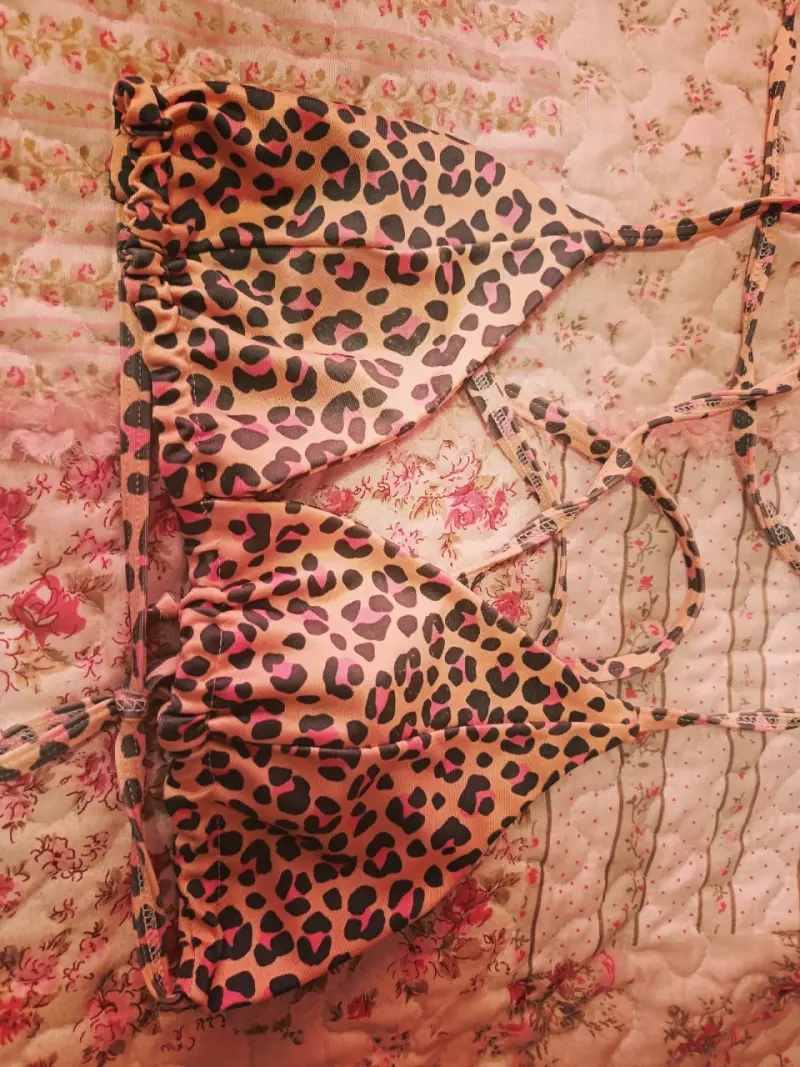 Conjunto de bikinis estampados y lisos - 5