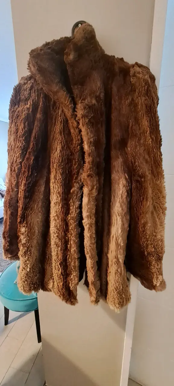 Abrigo de piel natural para mujer - 2