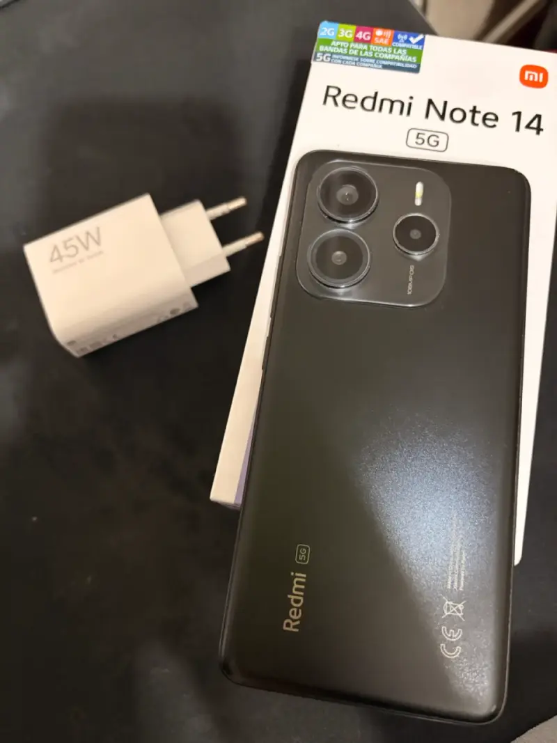 Xiaomi Redmi Note 14 5G con cargador 45W - 3