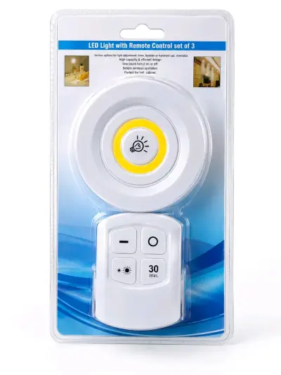 Luz LED con control remoto - miniatura 1