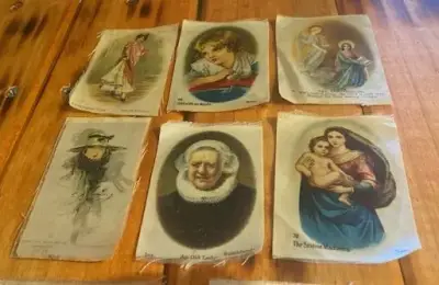 Lote de 8 Sedas de Tabaco Antiguas (1910-1920) - miniatura 3