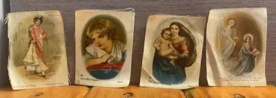 Lote de 8 Sedas de Tabaco Antiguas (1910-1920) - miniatura 4