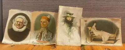 Lote de 8 Sedas de Tabaco Antiguas (1910-1920) - miniatura 5
