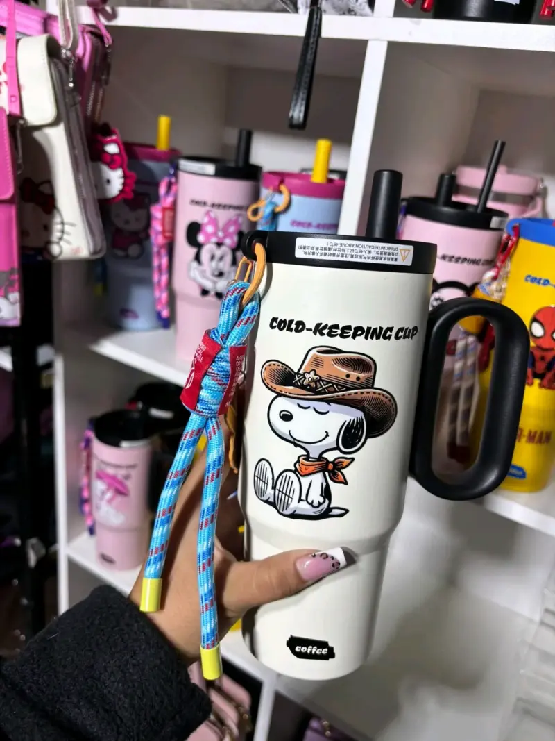 Vaso térmico con diseño de Snoopy - 1