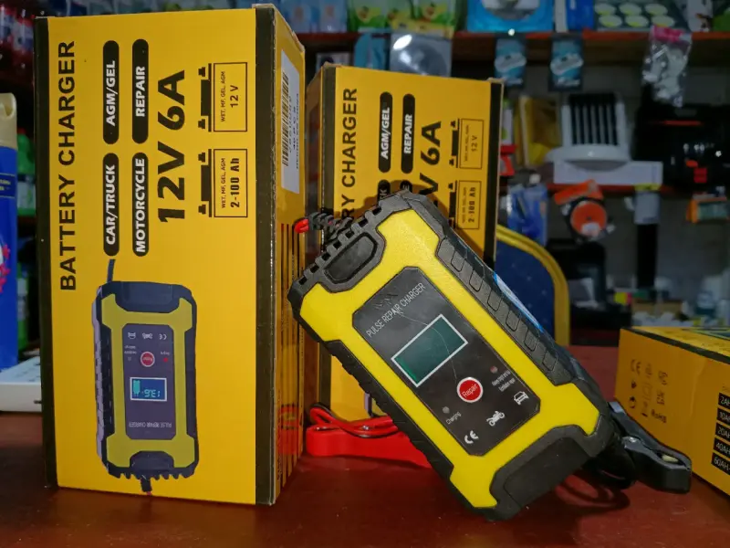 Cargador de Batería 12V 6A para Auto y Moto - 3