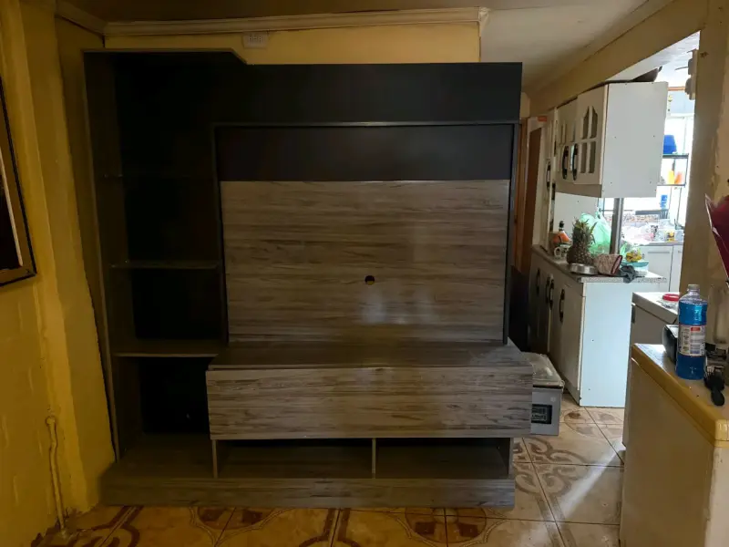 Centro de entretenimiento de madera moderno - 2