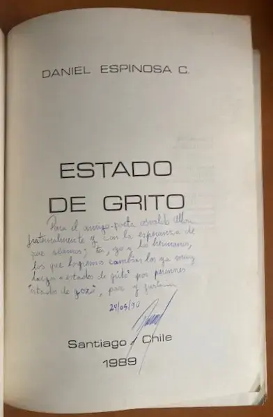 3 Libros Poesía Chilena (Jonás, Rubio, Espinoza). - 6