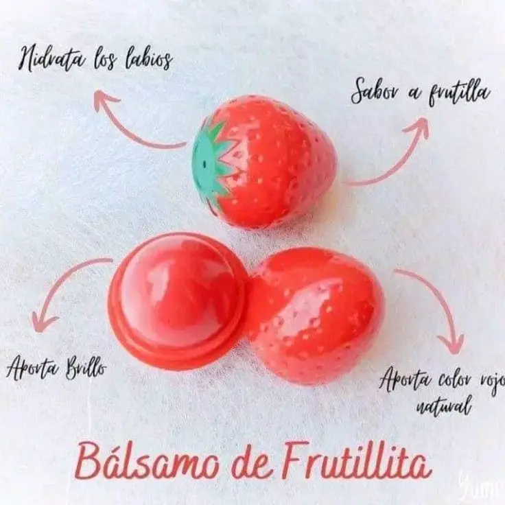Bálsamo labial de fresa Mocalure hidratante - 3