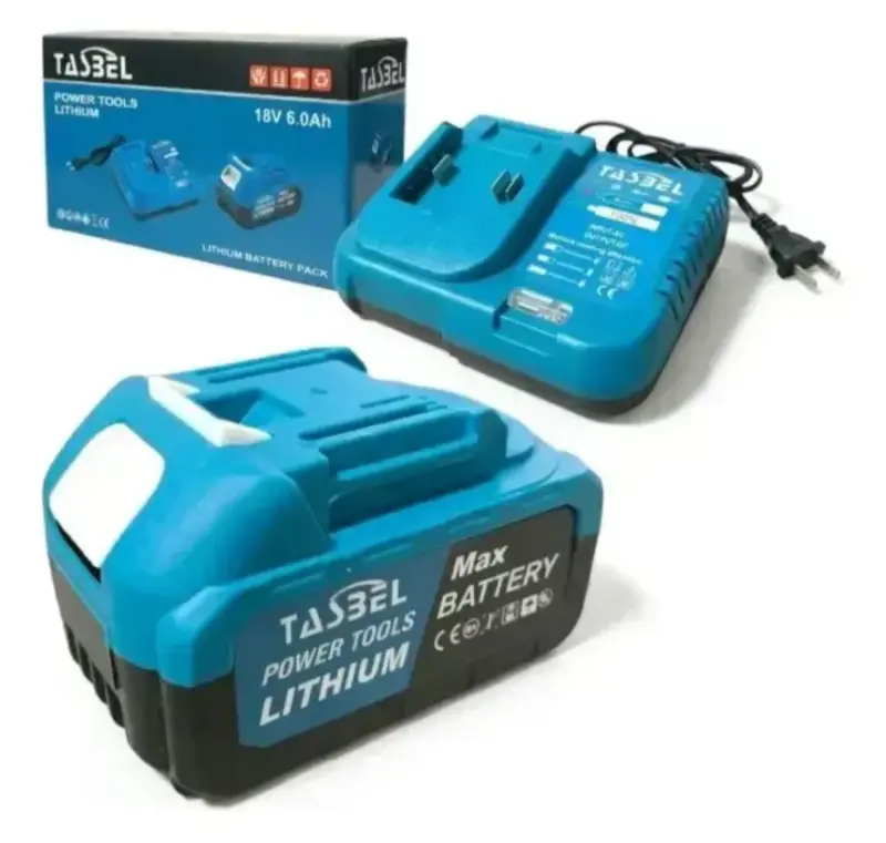 Cargador y batería de litio 18V 6.0Ah Tasbel - 1