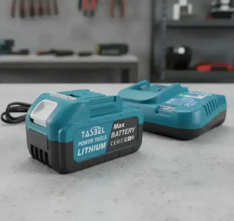 Cargador y batería de litio 18V 6.0Ah Tasbel - 3