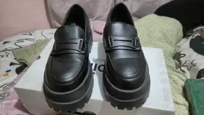Zapatos de vestir negros Sybilla talla 38 - miniatura 1