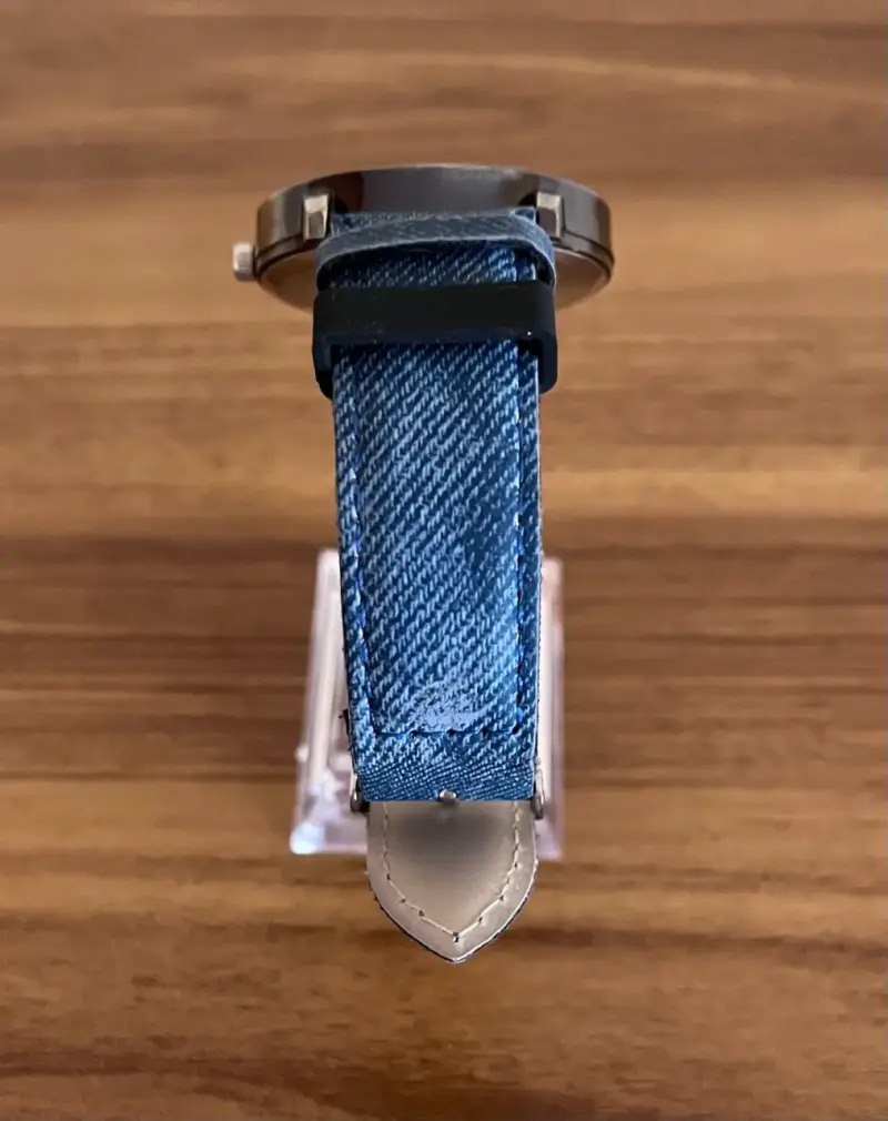 Reloj de pulsera estilo jeans azul - 4