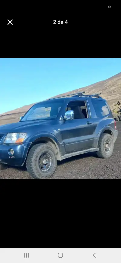 Montero 4x4 azul en buen estado - miniatura 1