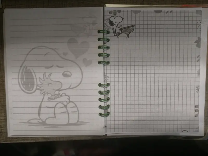 Libreta tamaño normal Snoopy - 4