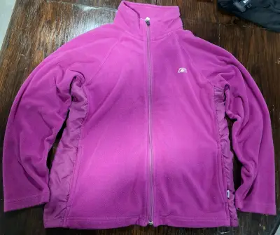 Chaqueta polar fucsia Reebok para mujer - miniatura 1