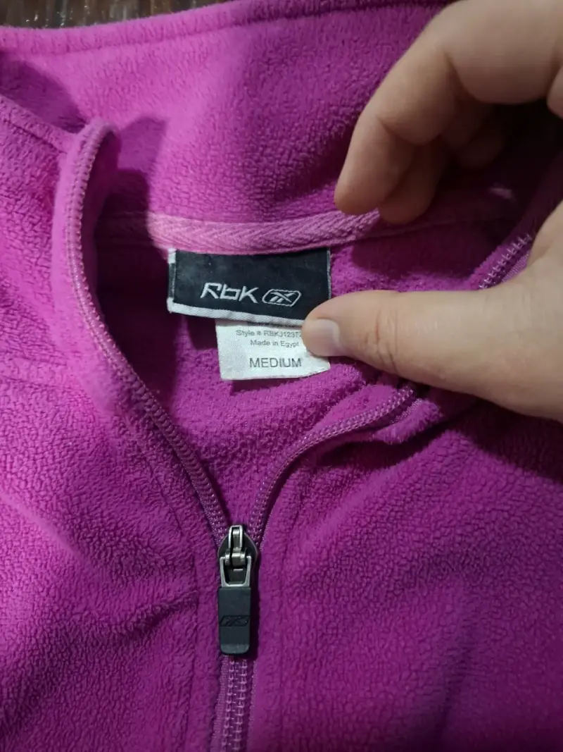 Chaqueta polar fucsia Reebok para mujer - 3