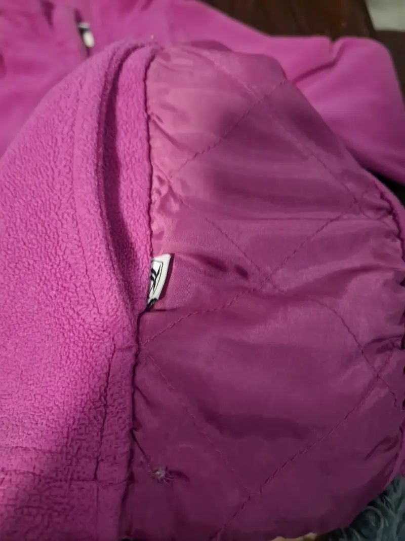 Chaqueta polar fucsia Reebok para mujer - 4