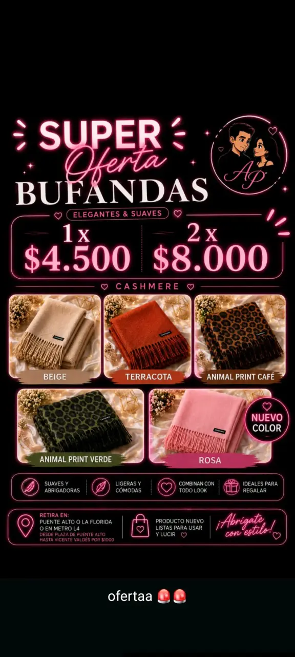 Bufandas de Cashmere