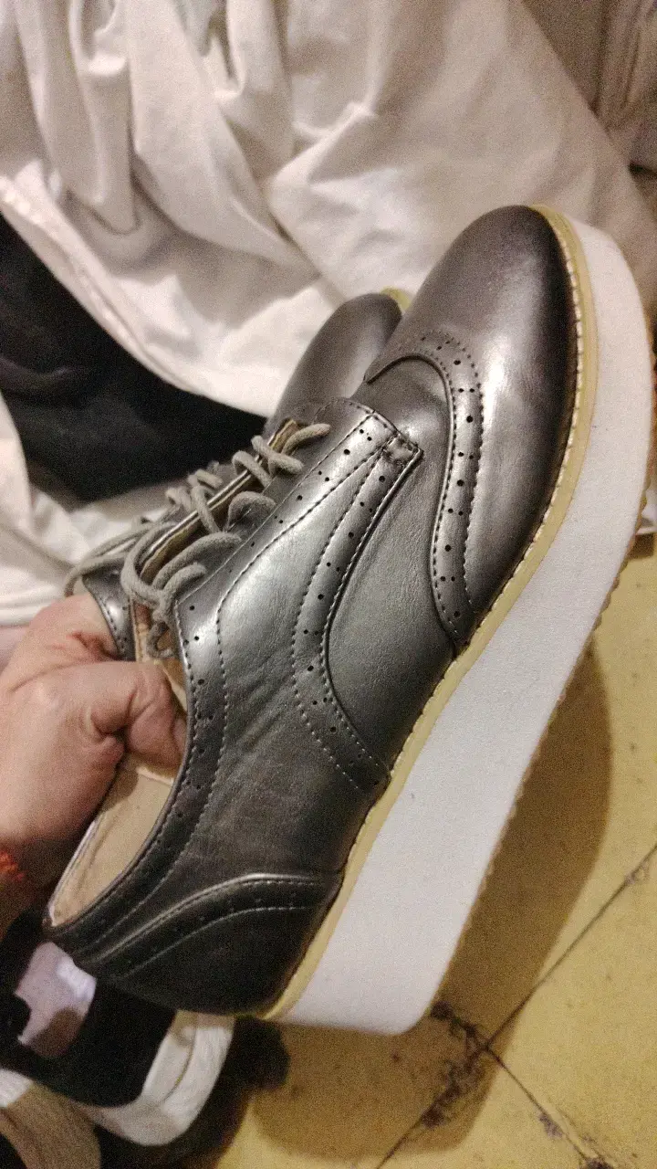 Zapatos de cuero gris Topodoll talla 40 - 2