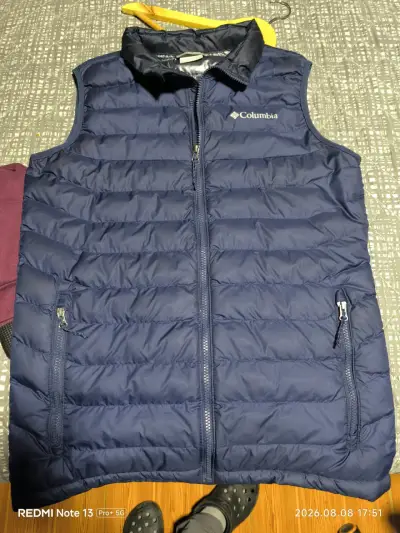 Parka térmica sin mangas Columbia azul marino - miniatura 1