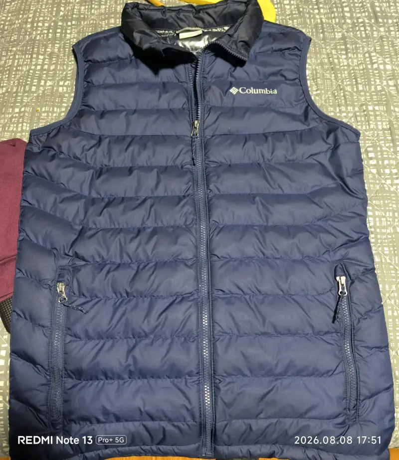 Parka térmica sin mangas Columbia azul marino - 3