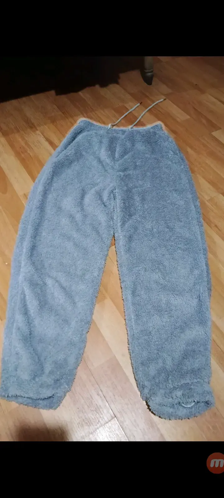 Pantalón de felpa gris para invierno - 2