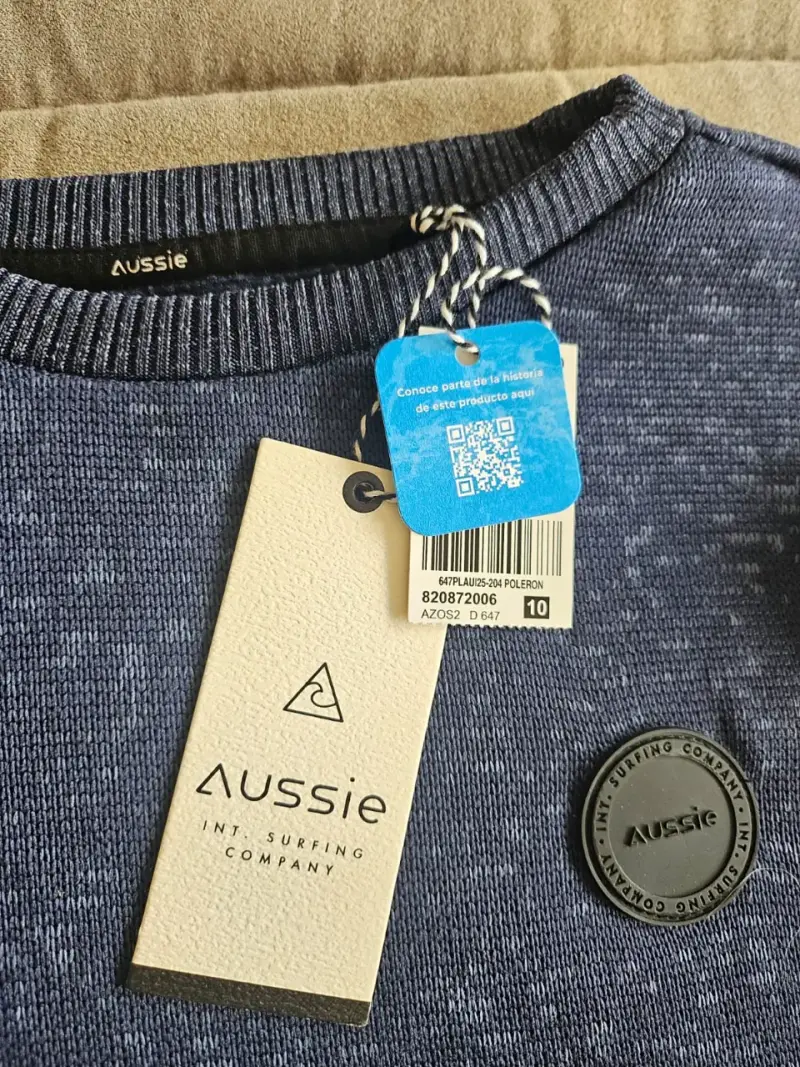 SWEATER AUSSIE AZUL MARINO – TALLA 10 - 3
