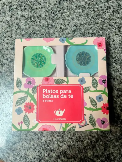 Set de platos para bolsas de té multicolor - miniatura 1