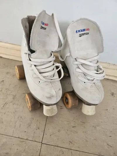 Patines de cuatro ruedas Roller Var Tempish blancos - miniatura 1