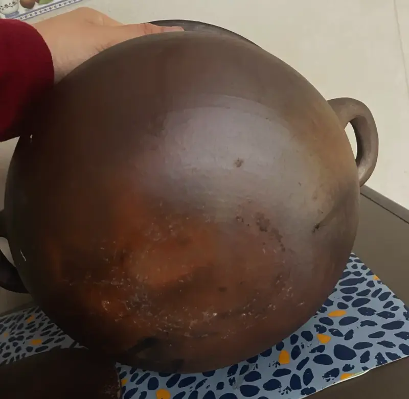Olla de greda con tapa para cocina tradicional - 5