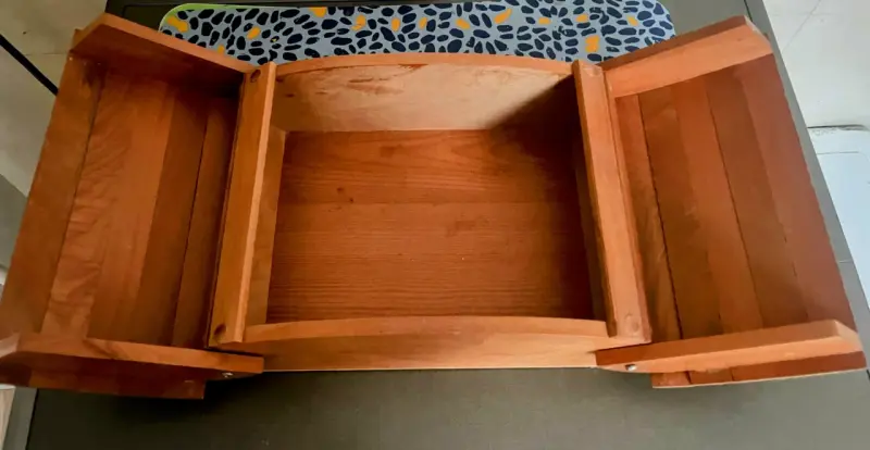 Cajón de Madera para Pan con Tapa Deslizante - 4