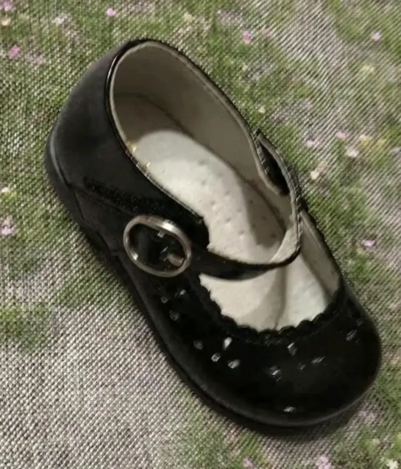 Zapatos de niña negros con hebilla - 3