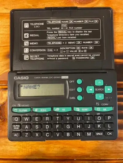 Organizador Electrónico Casio Data Bank DC-2000 - miniatura 2