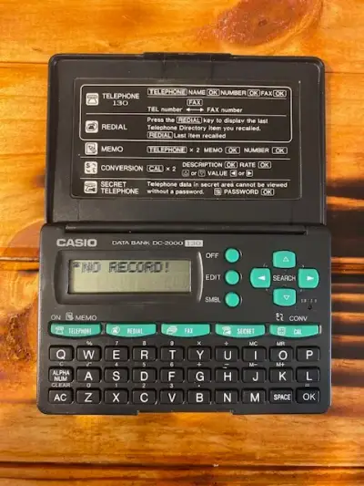 Organizador Electrónico Casio Data Bank DC-2000 - miniatura 3
