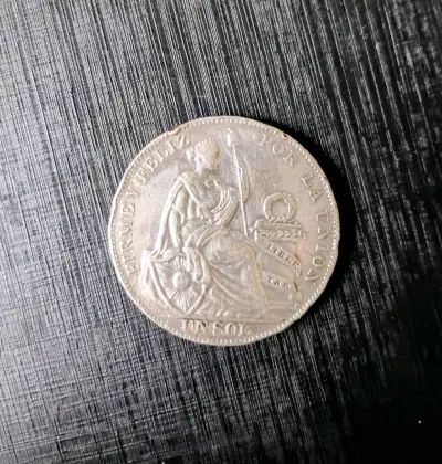 Moneda de plata Perú 1 Sol 1934 - miniatura 1