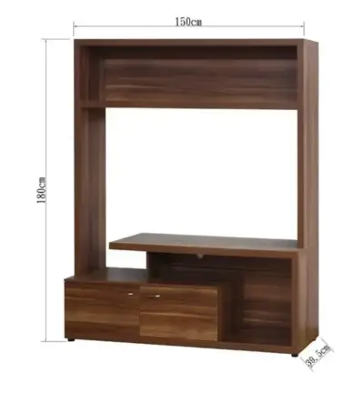 Rack para TV de 42 pulgadas color café - miniatura 2