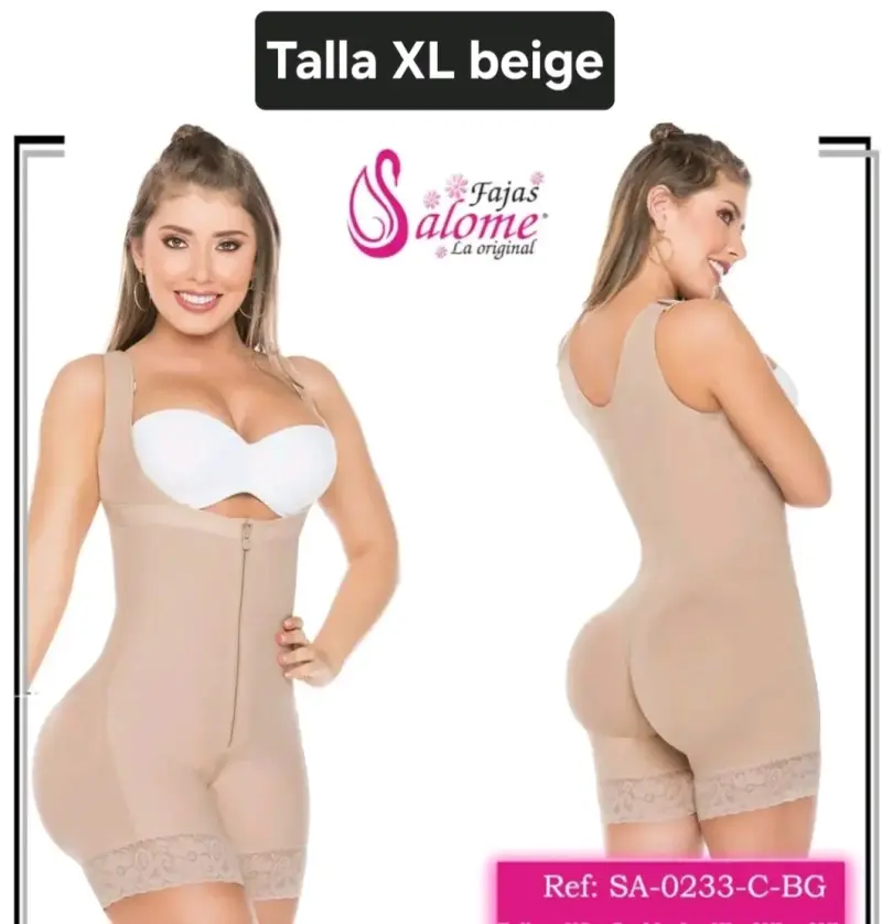 Fajas  moldeadora beige talla XL Salomé - 5