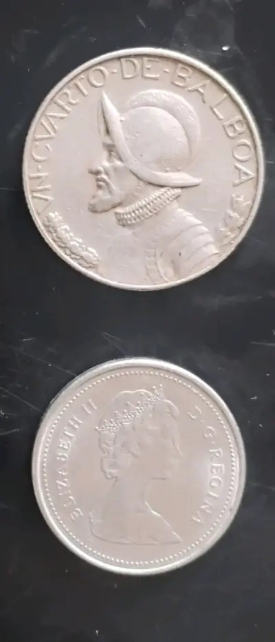 Monedas de colección de Panamá y Canadá - miniatura 1