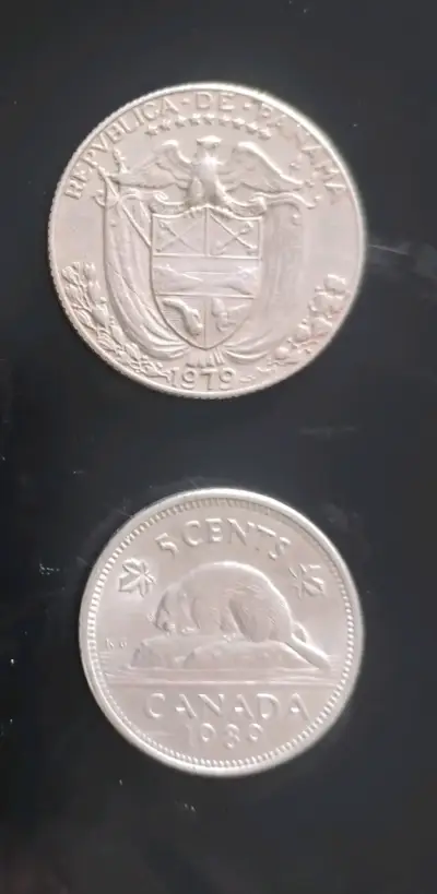 Monedas de colección de Panamá y Canadá - miniatura 2