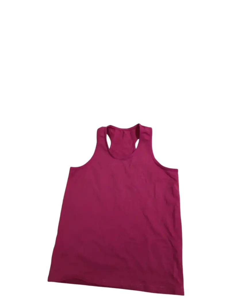 Polera sin mangas fucsia para mujer