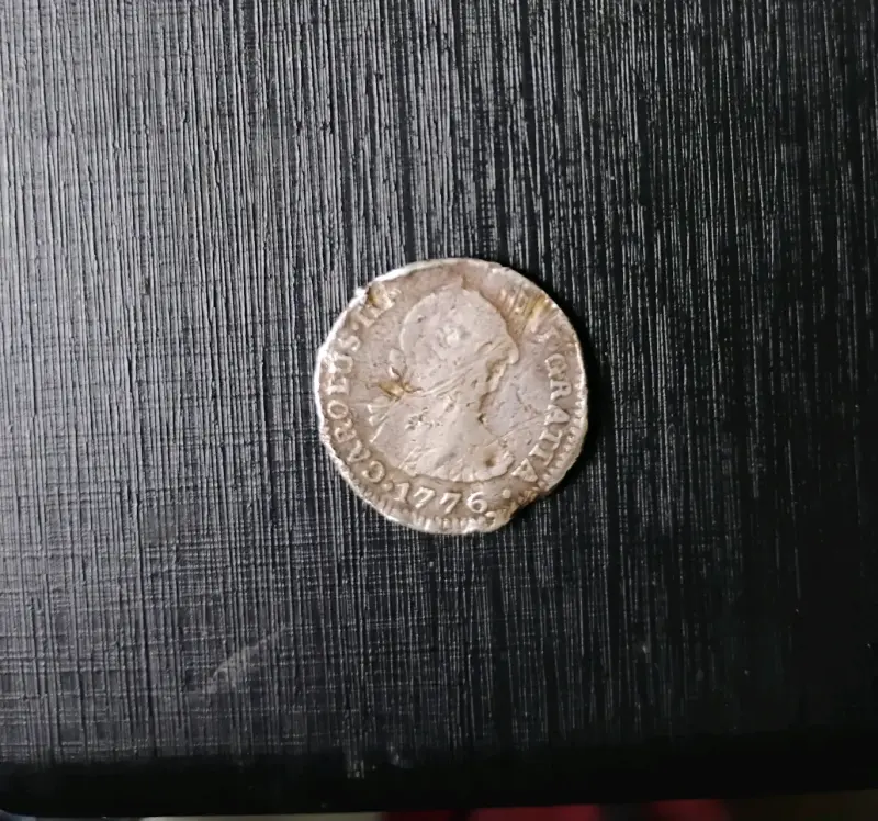 Moneda colección de plata Carlos III 1 Real 1776 - 1