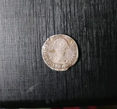 Moneda colección de plata Carlos III 1 Real 1776 - miniatura 1