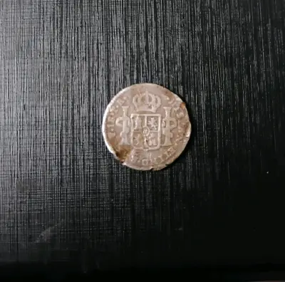 Moneda colección de plata Carlos III 1 Real 1776 - miniatura 2
