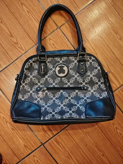 Bolso de mano Tous azul marino con diseño estampad - miniatura 1