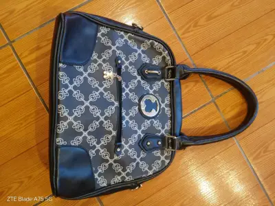 Bolso de mano Tous azul marino con diseño estampad - miniatura 2