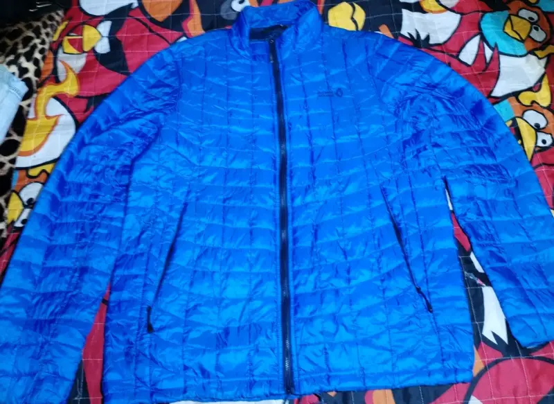 Chaqueta azul impermeable Cluster - 1