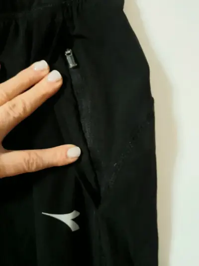 Pantalones deportivosXL negro Diadora con bolsillo - miniatura 3