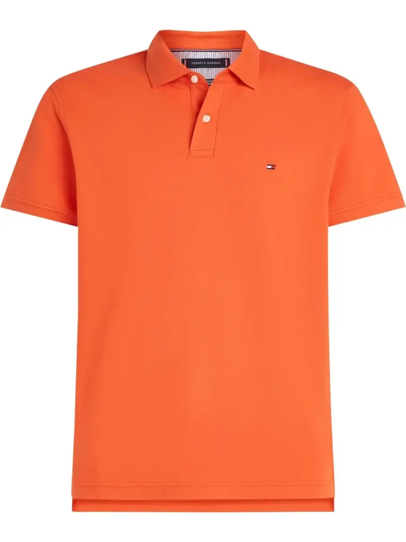 Polera Polo Naranja Tommy Hilfiger - 3