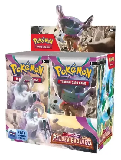 Pokémon Paldea Evolved booster box ingles - miniatura 1